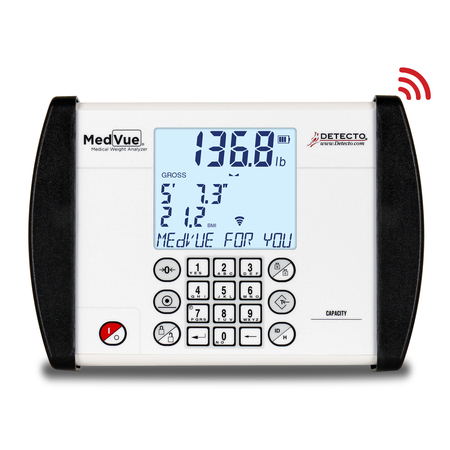 GRAHAM-FIELD Weight Indicator, Digital, Healthcare Scales, with Bluetooth / WiFi MV1C